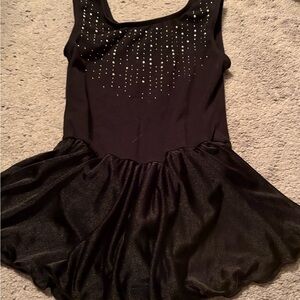 Black Sparkle Girl Gymnastics/Dance